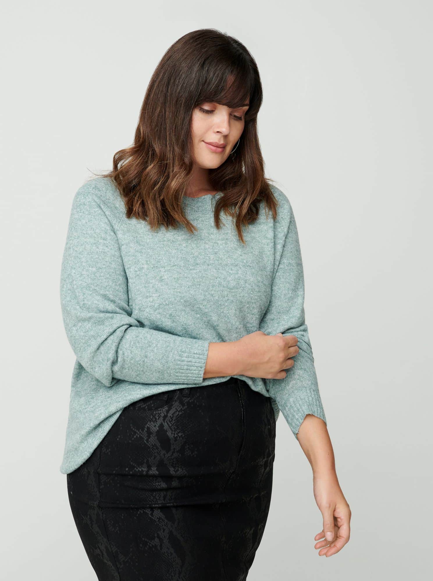 Zizzi světle zelený svetr