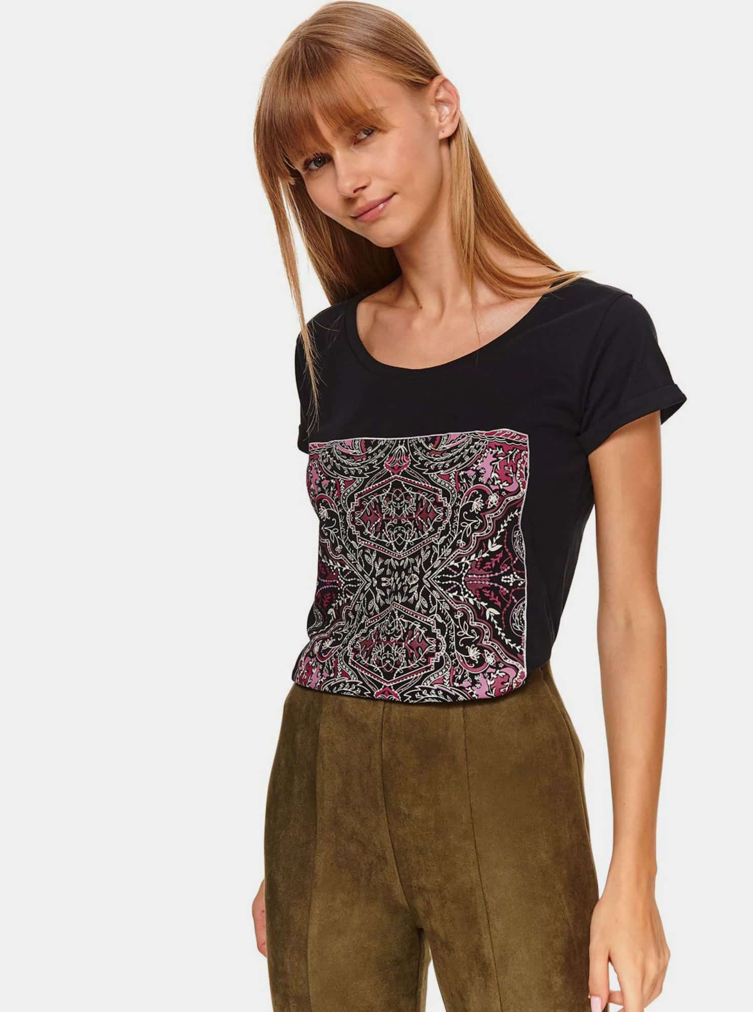 Černé tričko TOP SECRET