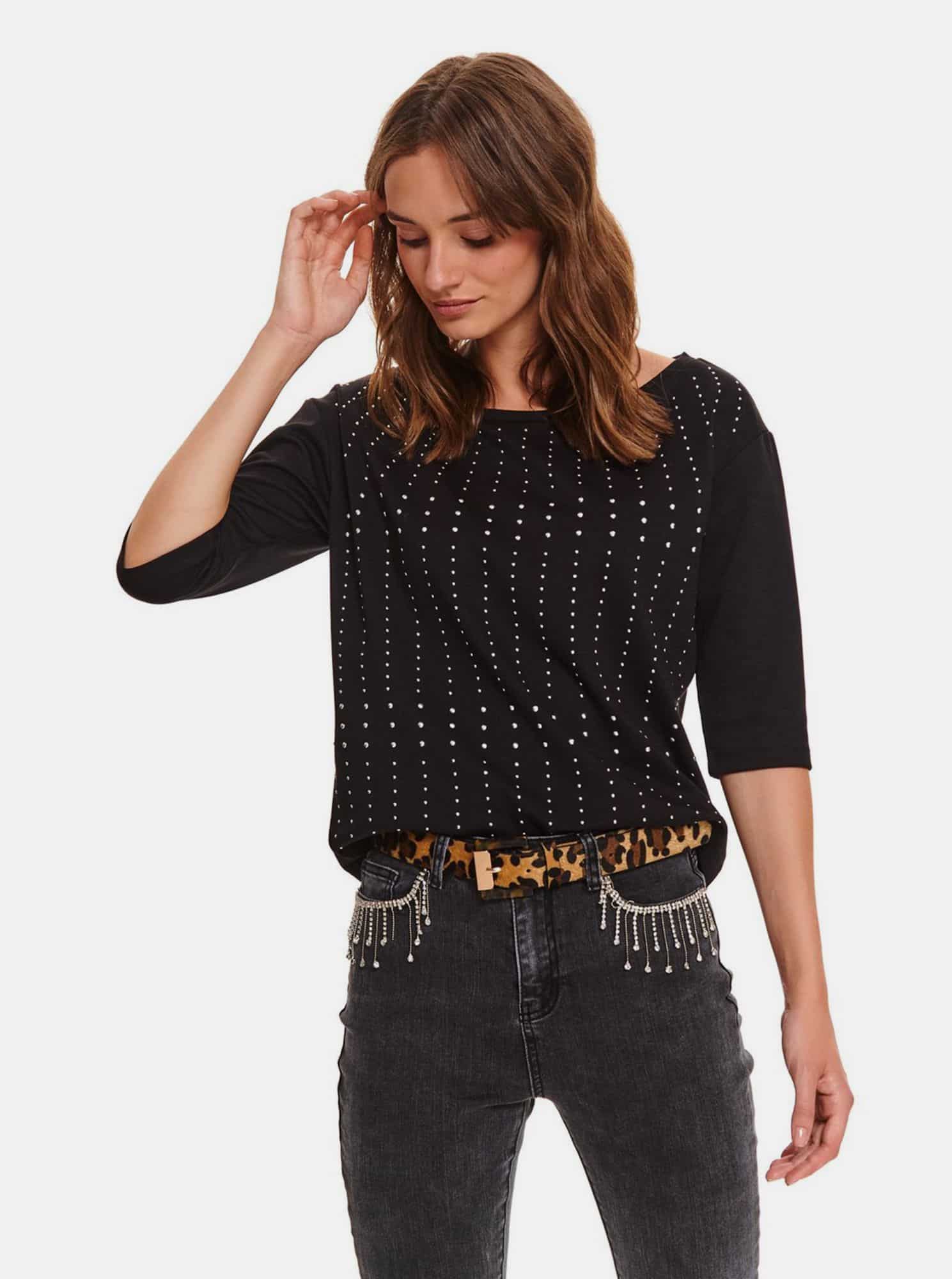 Černé tričko TOP SECRET