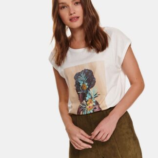 Bílé tričko TOP SECRET