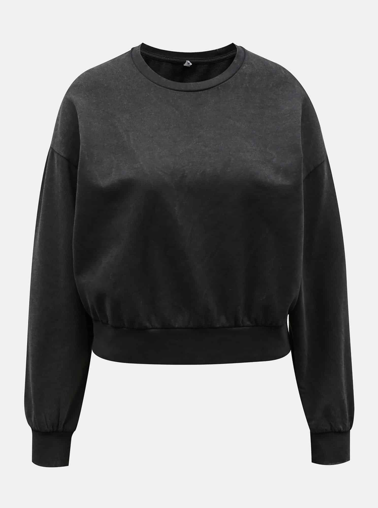 Černá krátká mikina ONLY