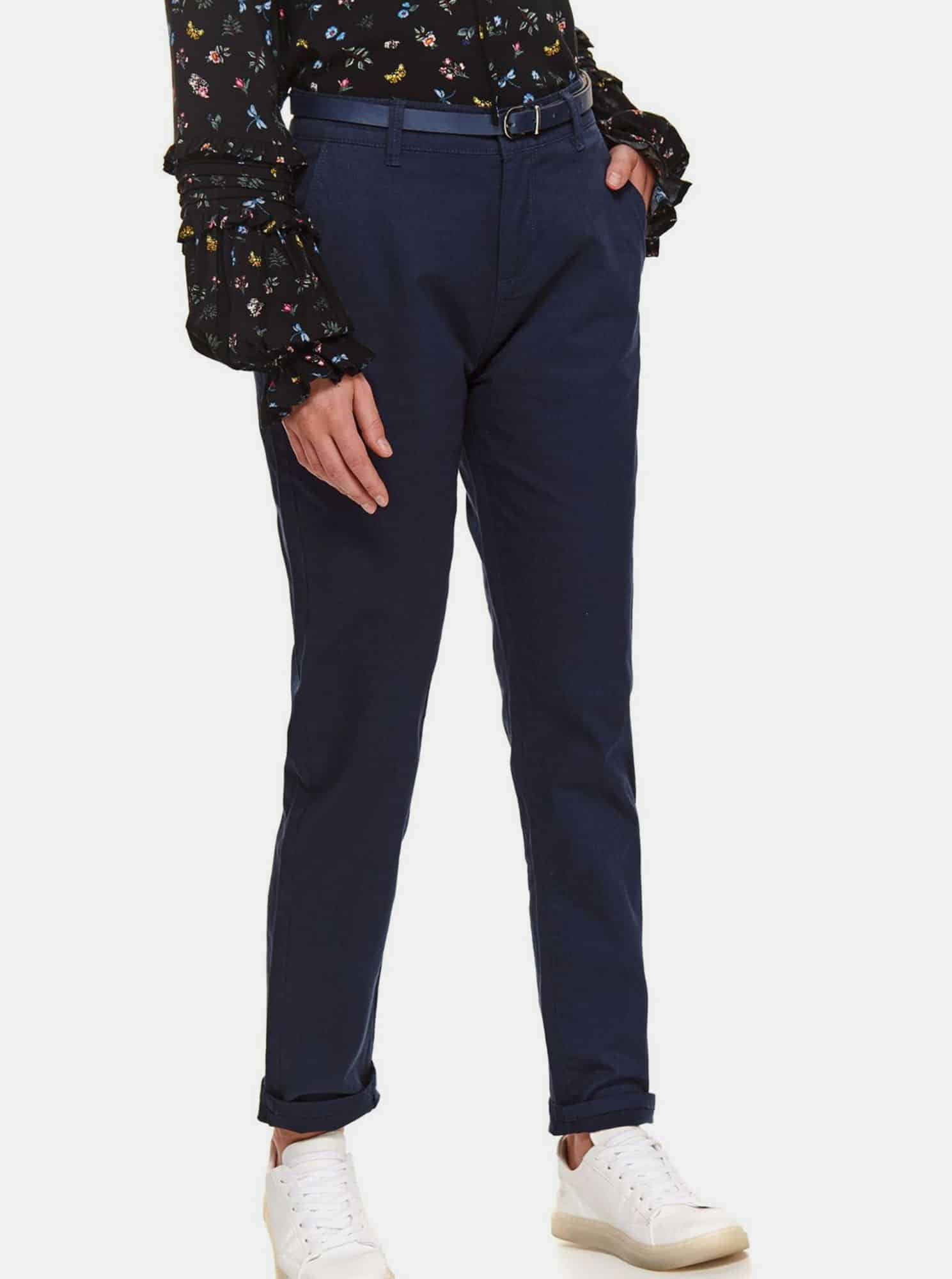 Modré chino kalhoty TOP SECRET