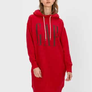 GAP červené mikinové šaty