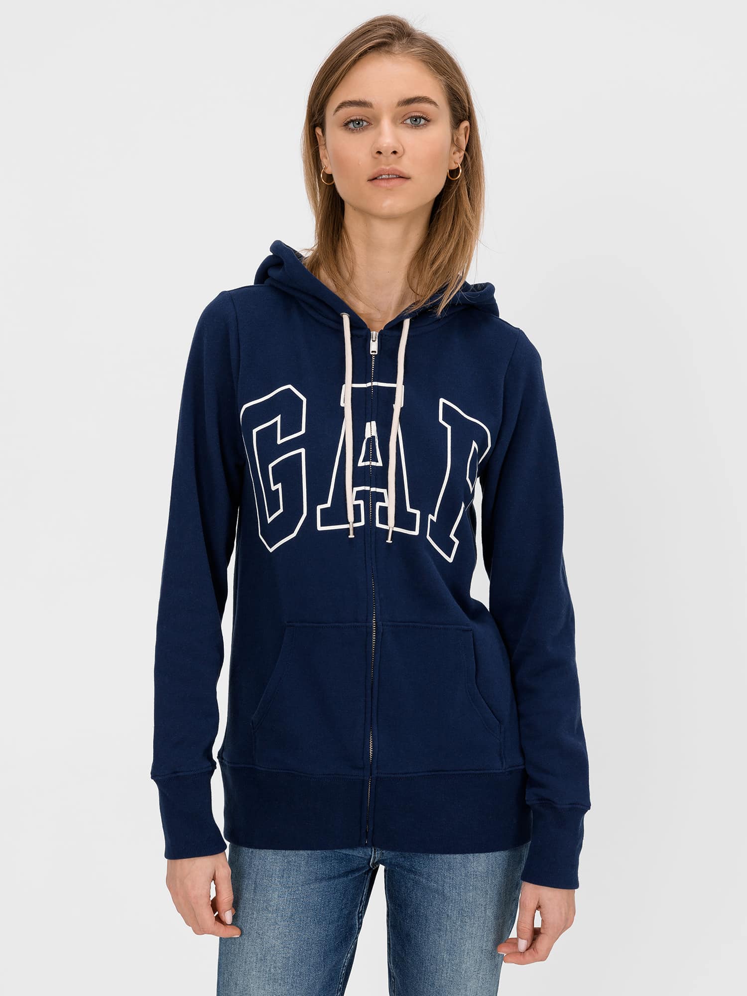 GAP modrá dámská mikina s logem