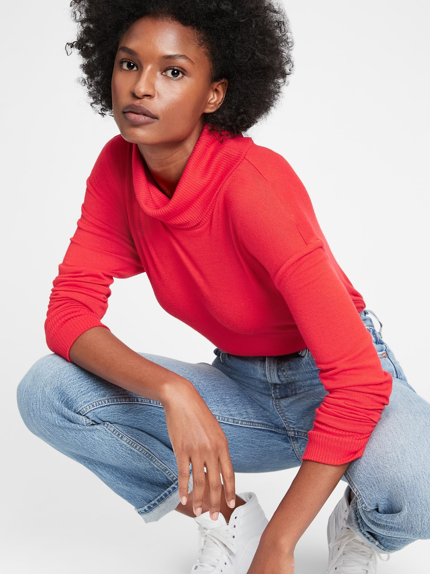 GAP červený dámský rolák