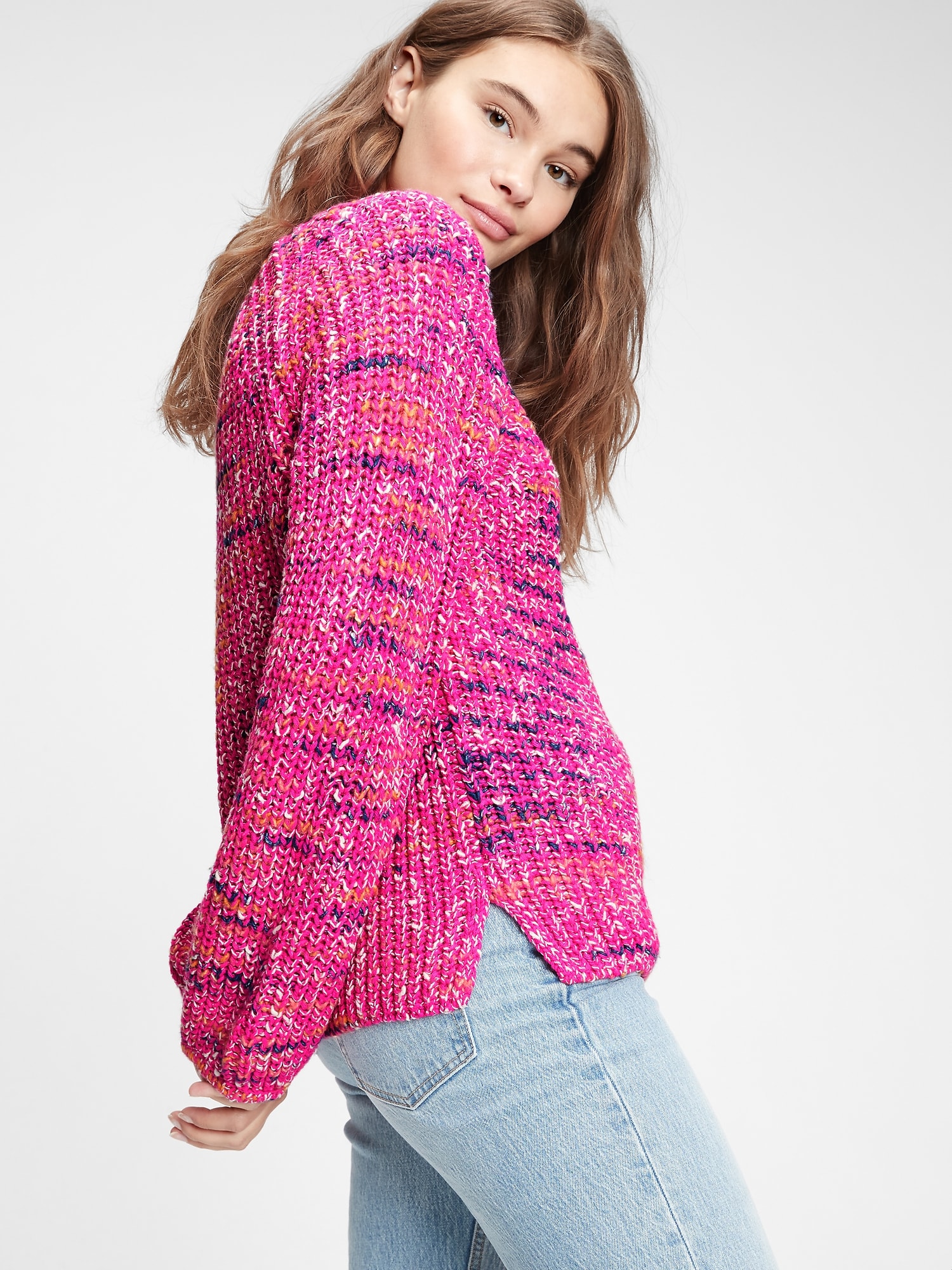 GAP růžový dámský svetr