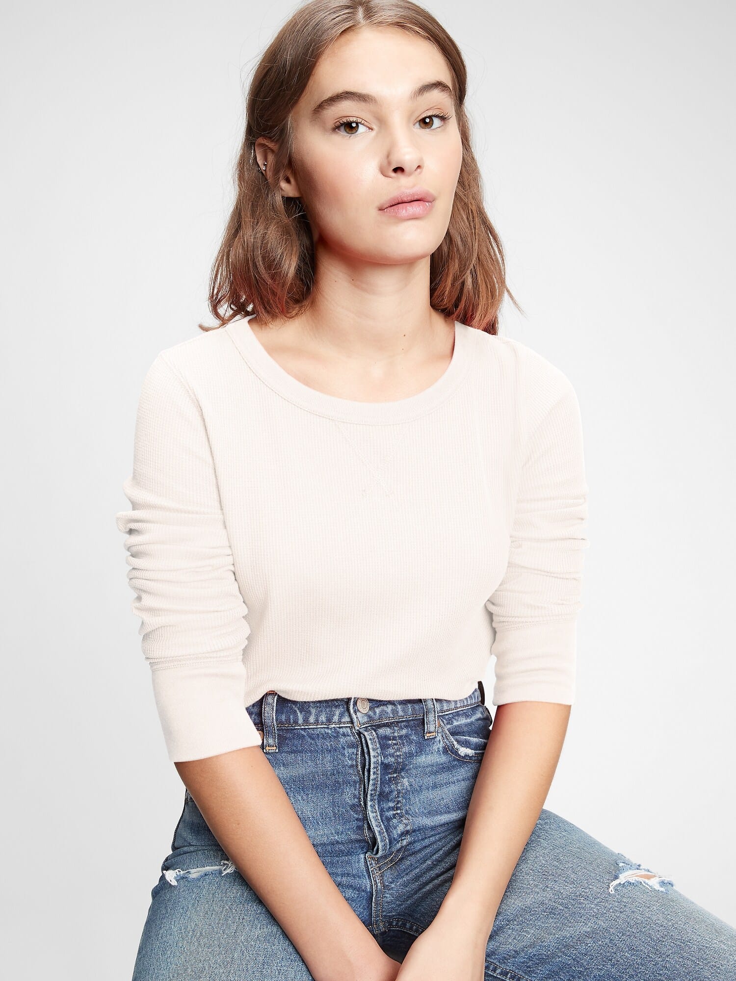 GAP smetanové dámské tričko