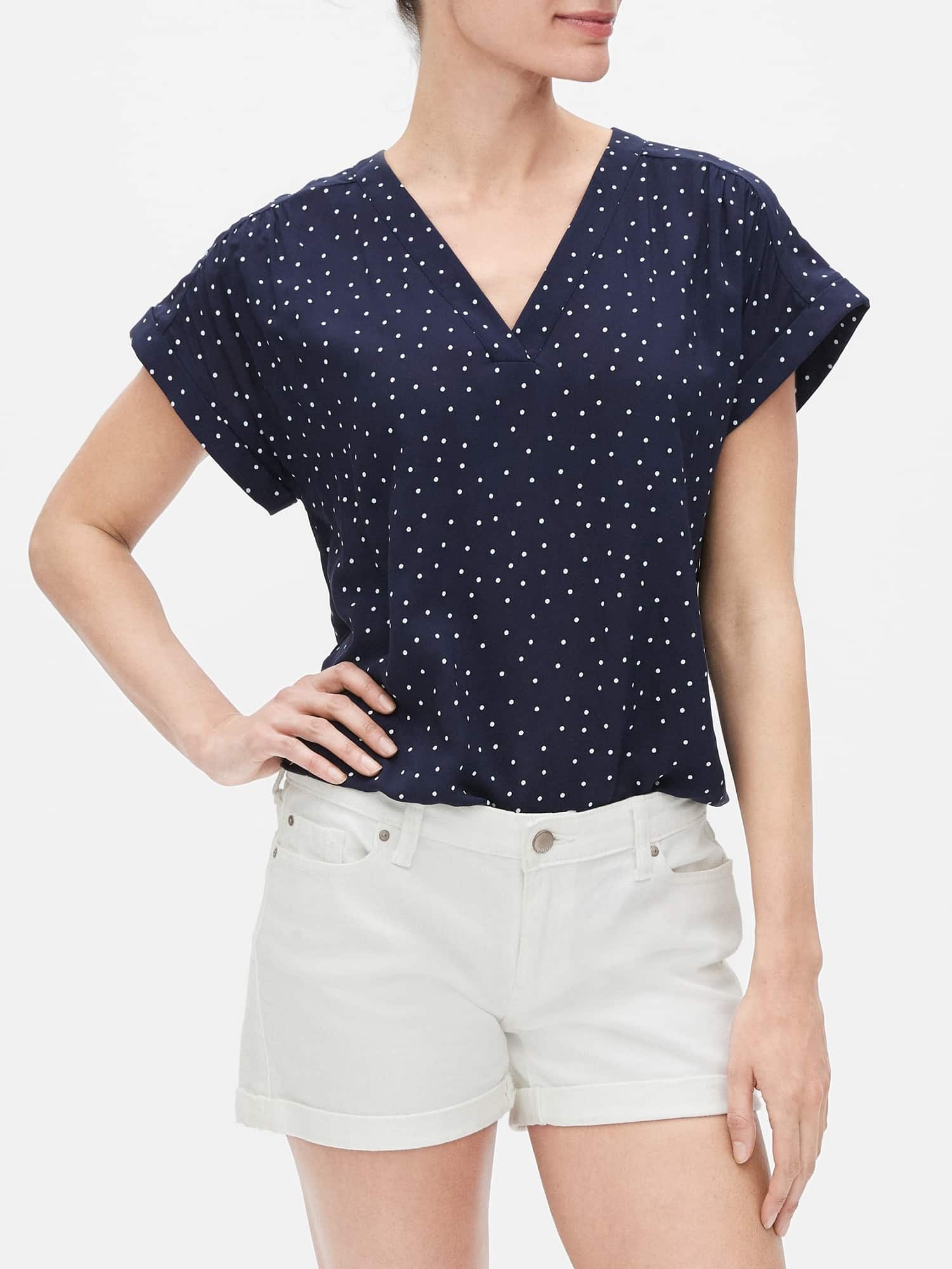 GAP modré dámské tričko