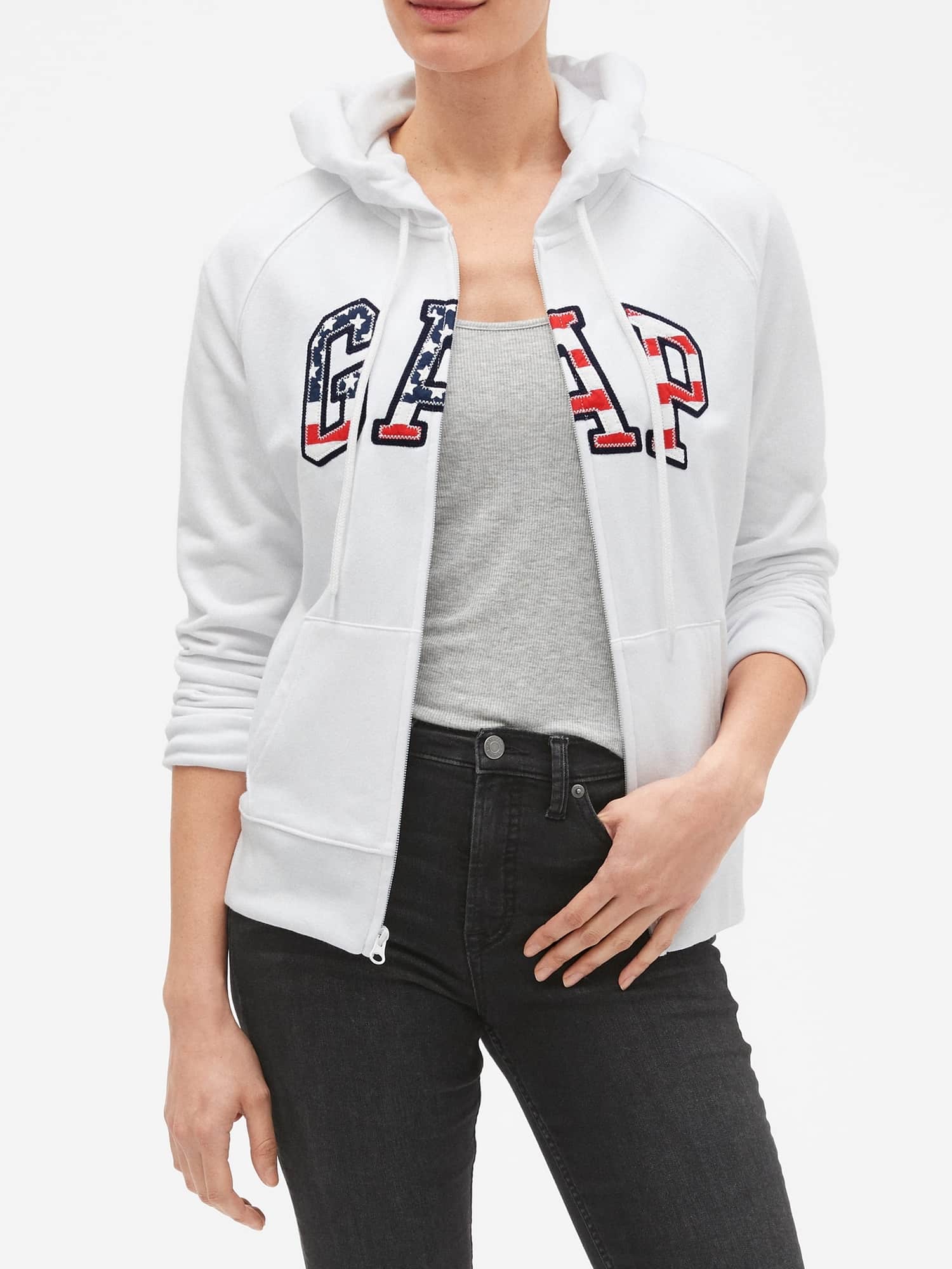 GAP bílá dámská mikina s logem