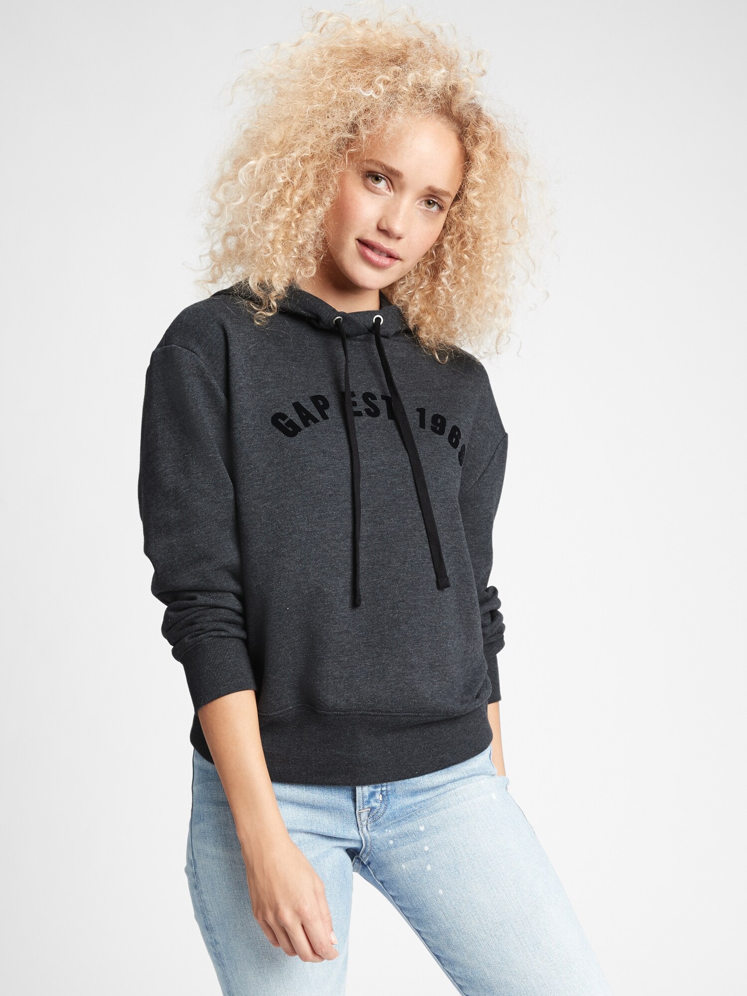 GAP černá dámská mikina s logem