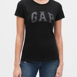 GAP černé dámské tričko s logem