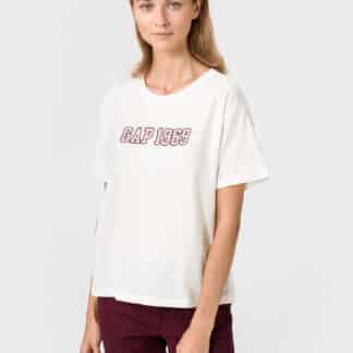 GAP bílé dámské tričko s logem