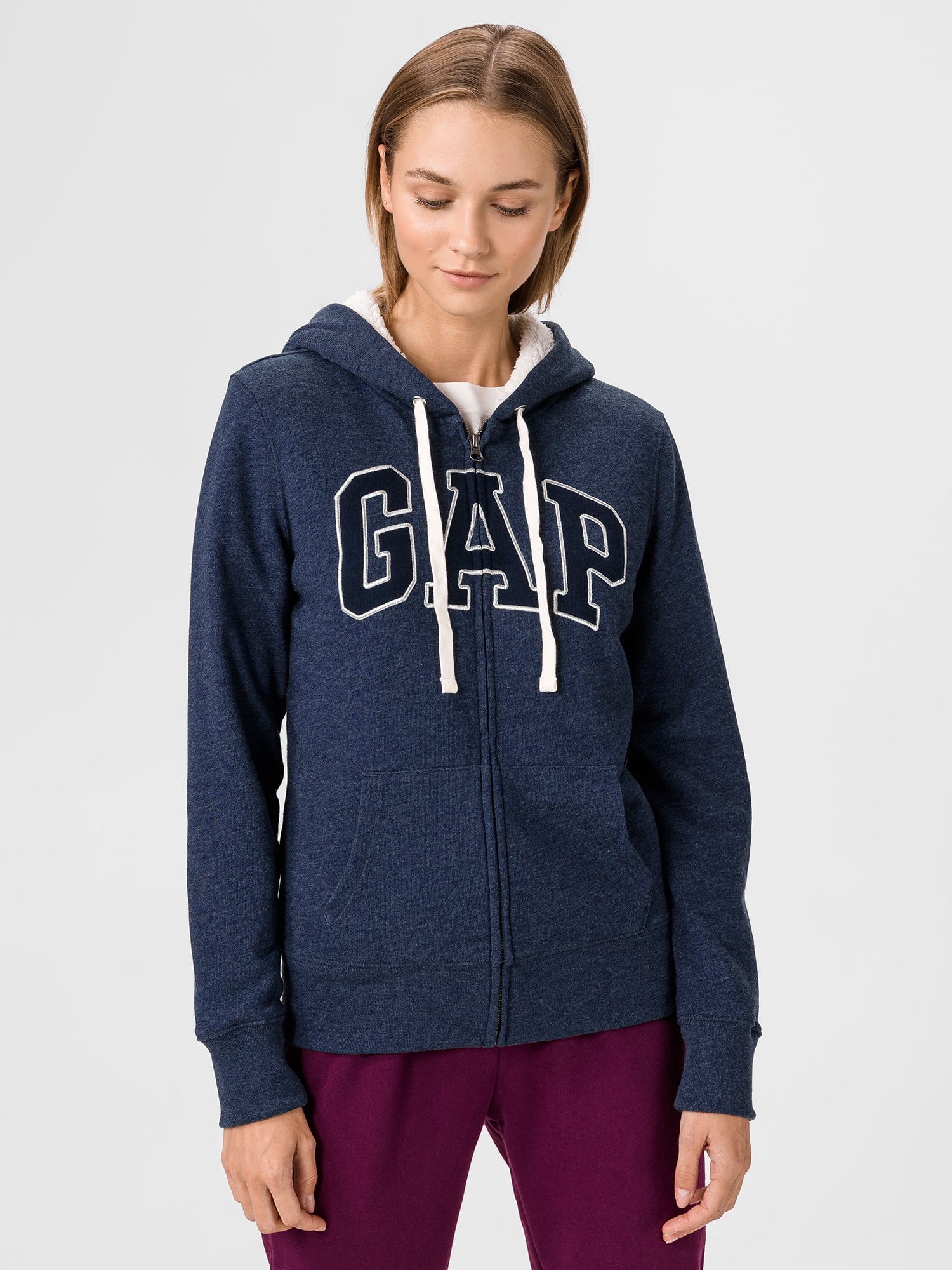GAP modrá dámská mikina s logem