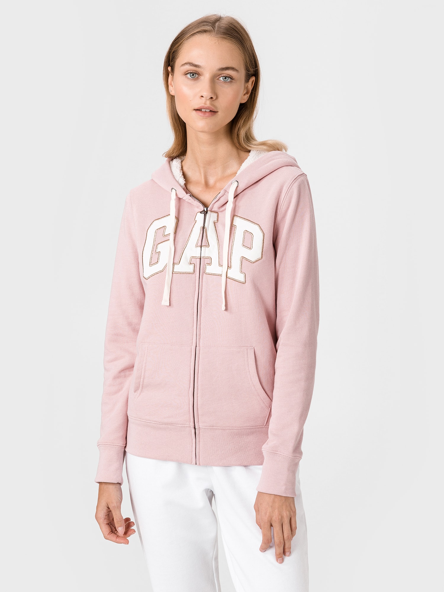 GAP růžová dámská mikina s logem