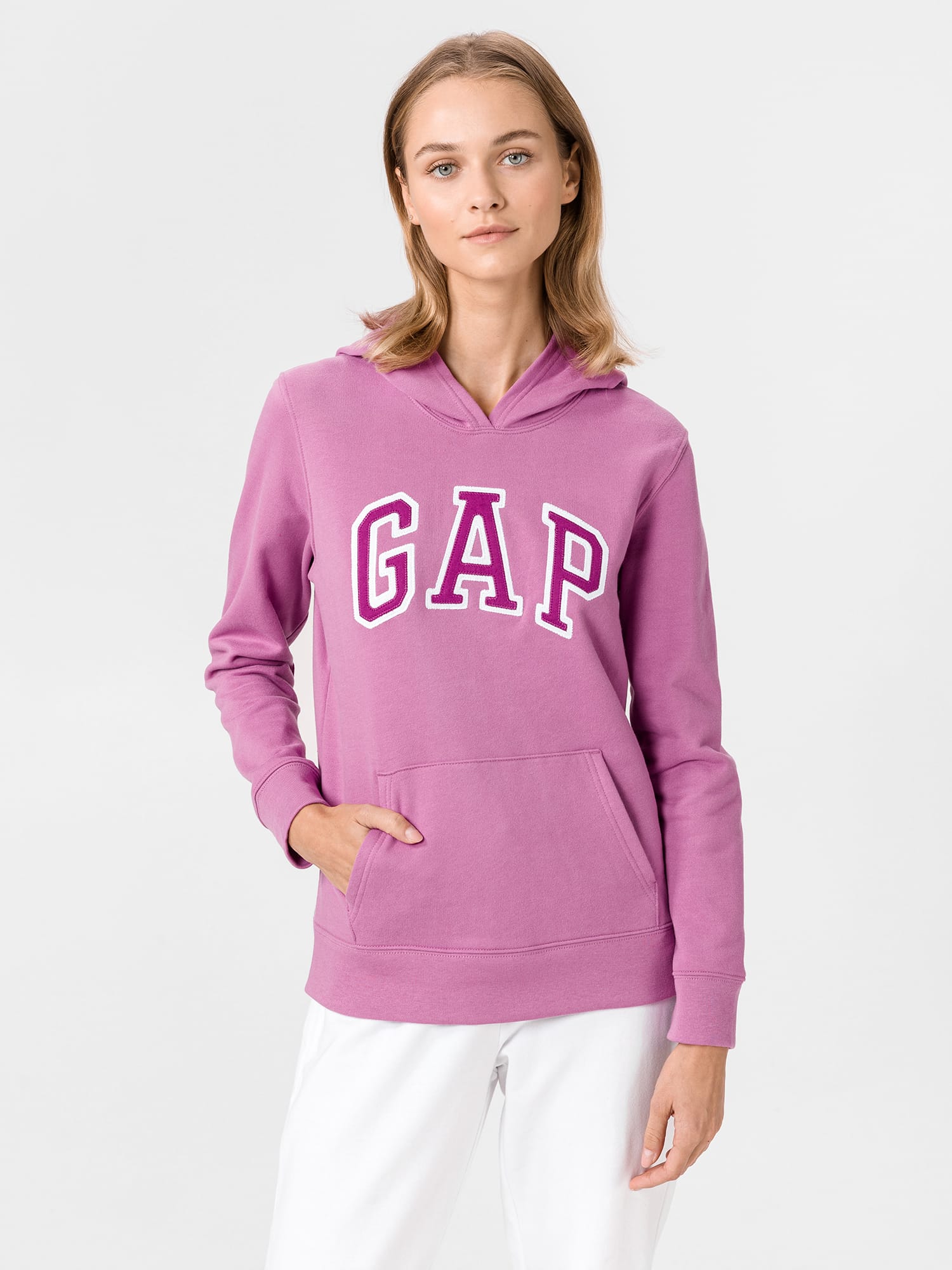 GAP růžová dámská mikina s logem