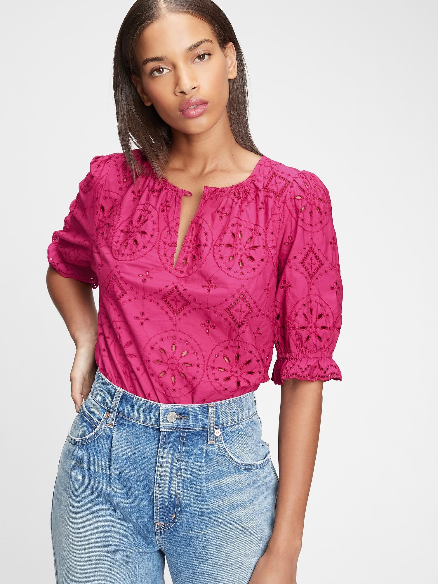 GAP růžový dámský top