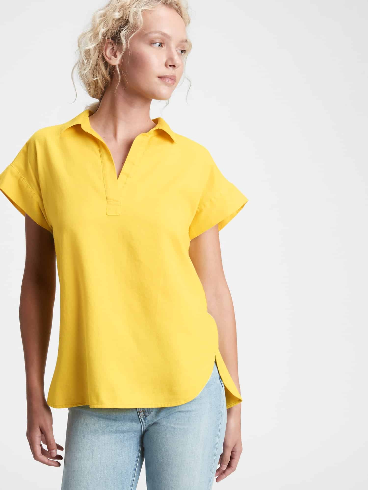 GAP žluté dámské tričko