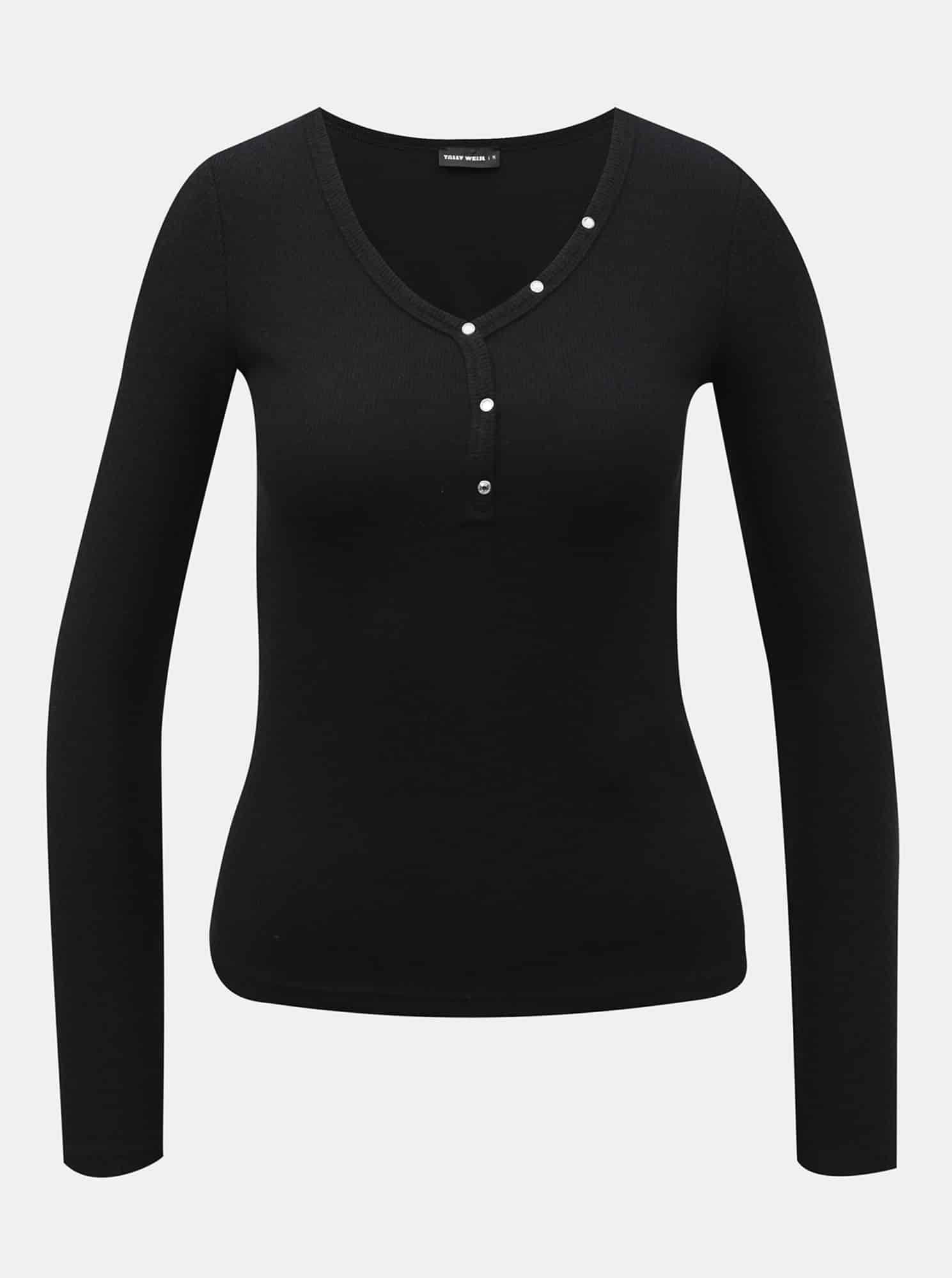 Černé tričko TALLY WEiJL