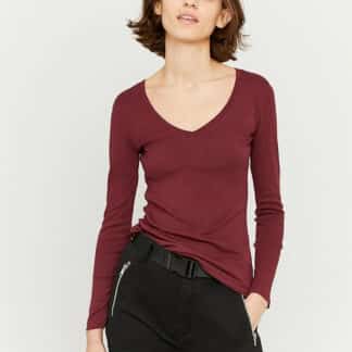 Vínové tričko TALLY WEiJL