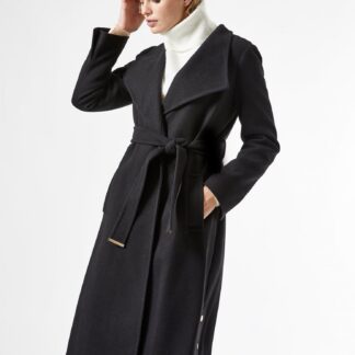 Černý zimní kabát Dorothy Perkins