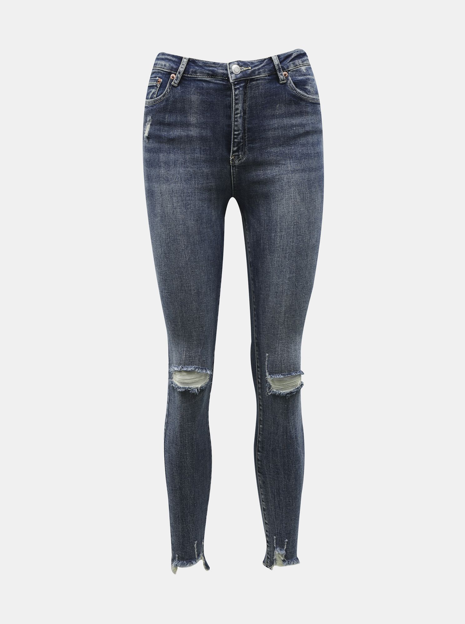 Modré skinny fit džíny TALLY WEiJL