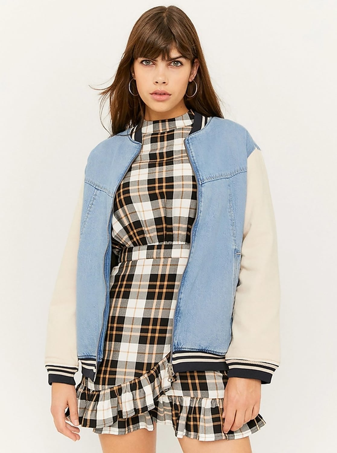 Modrý dámský džínový bomber TALLY WEiJL