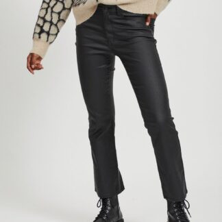 Černé koženkové kalhoty .OBJECT