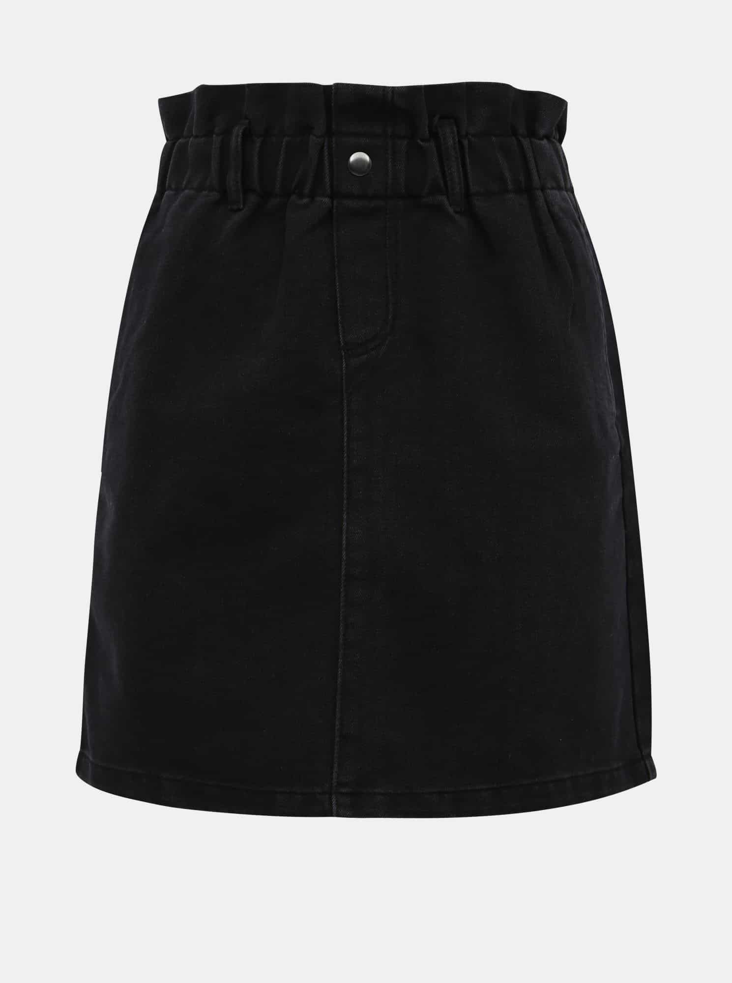 Noisy May černá džínová sukně Judo