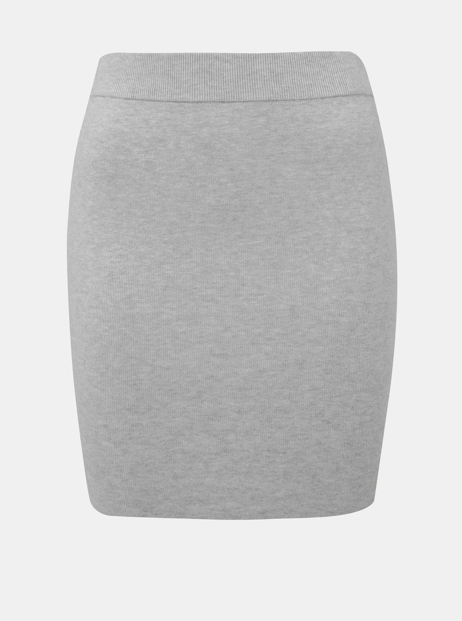 Noisy May šedá svetrová sukně Ship