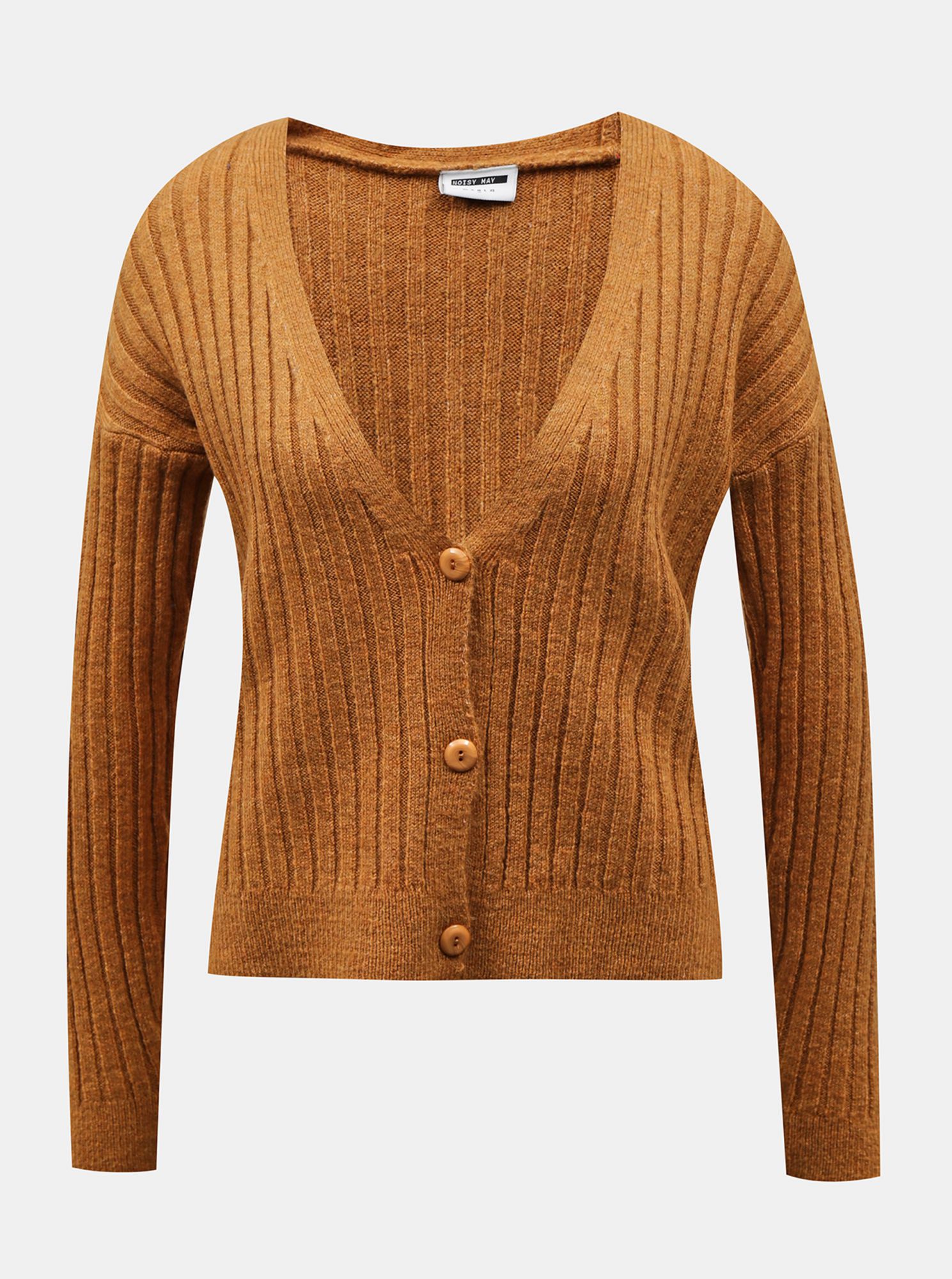 Hnědý kardigan Noisy May Luna