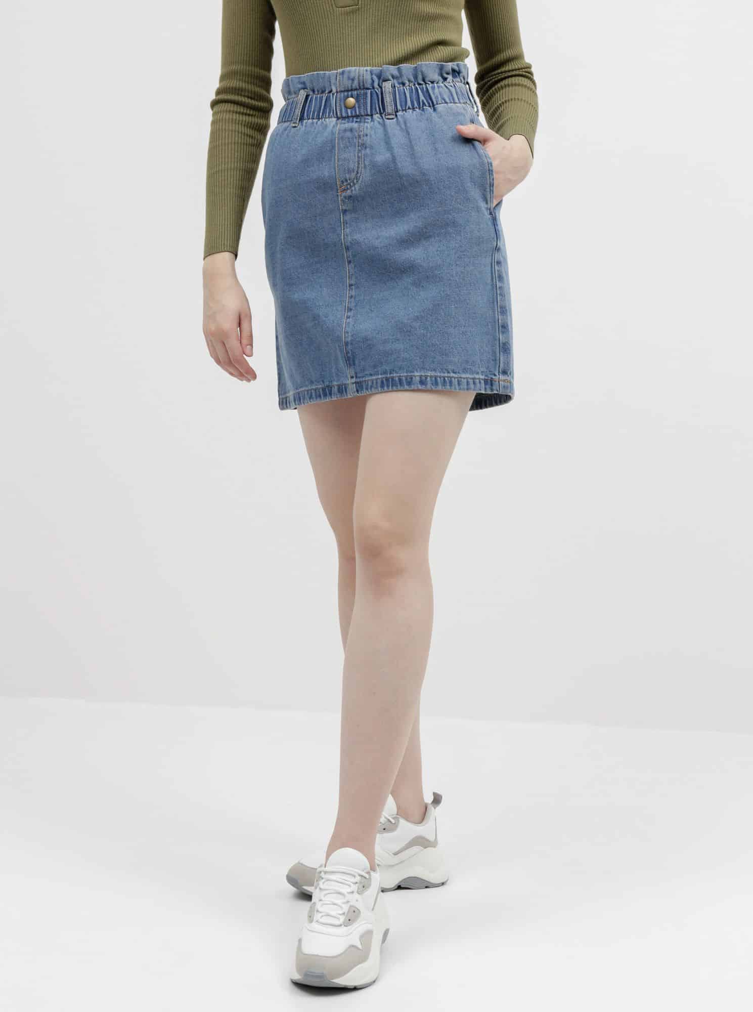 Noisy May modrá džínová sukně Judo