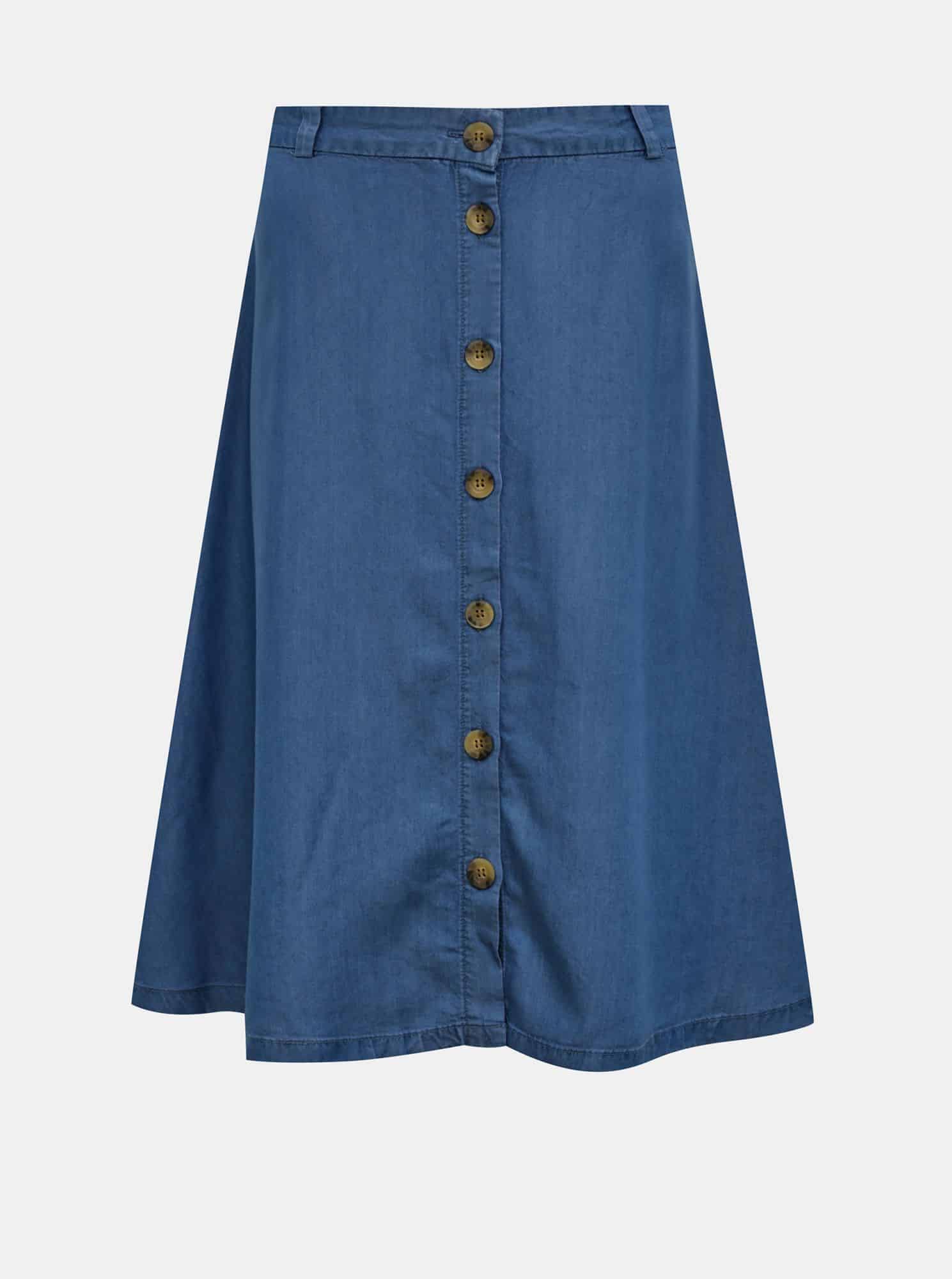 Tmavě modrá džínová sukně ONLY Manhattan