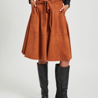 Hnědá sukně VILA Darley