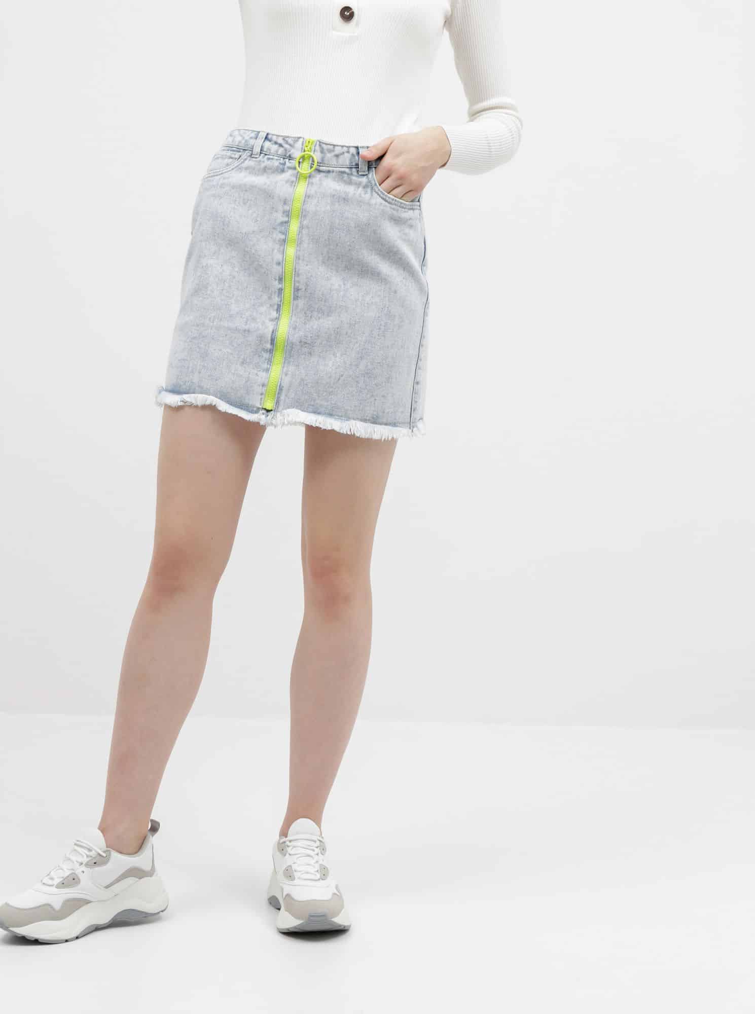 Modrá džínová sukně ONLY