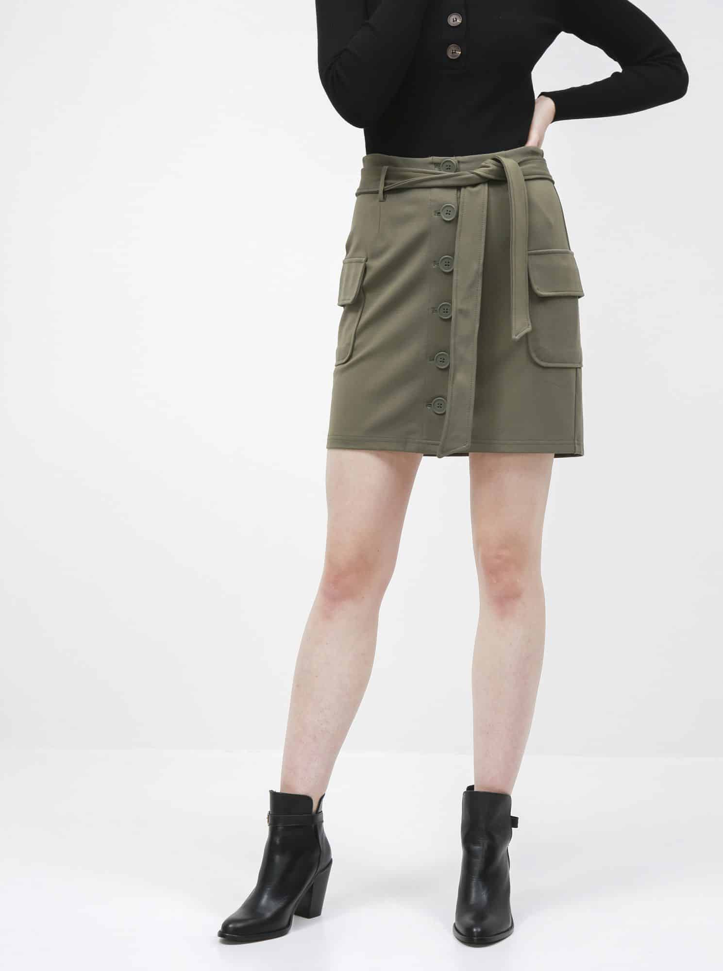 Noisy May zelené dámská sukně Hipe