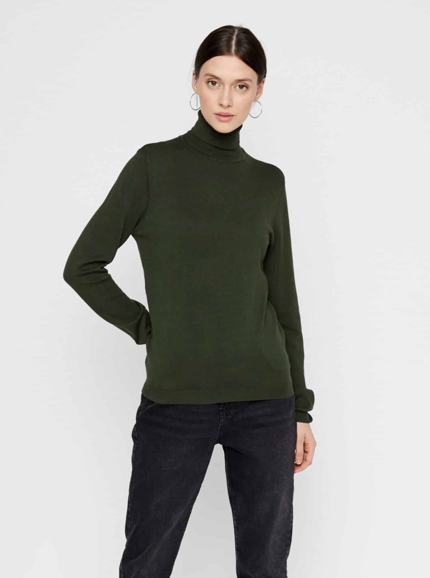 Tmavě zelený rolák Pieces Esera