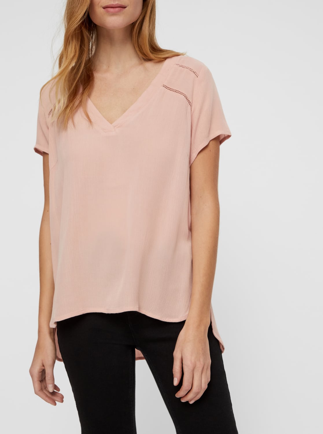 Růžová halenka VERO MODA