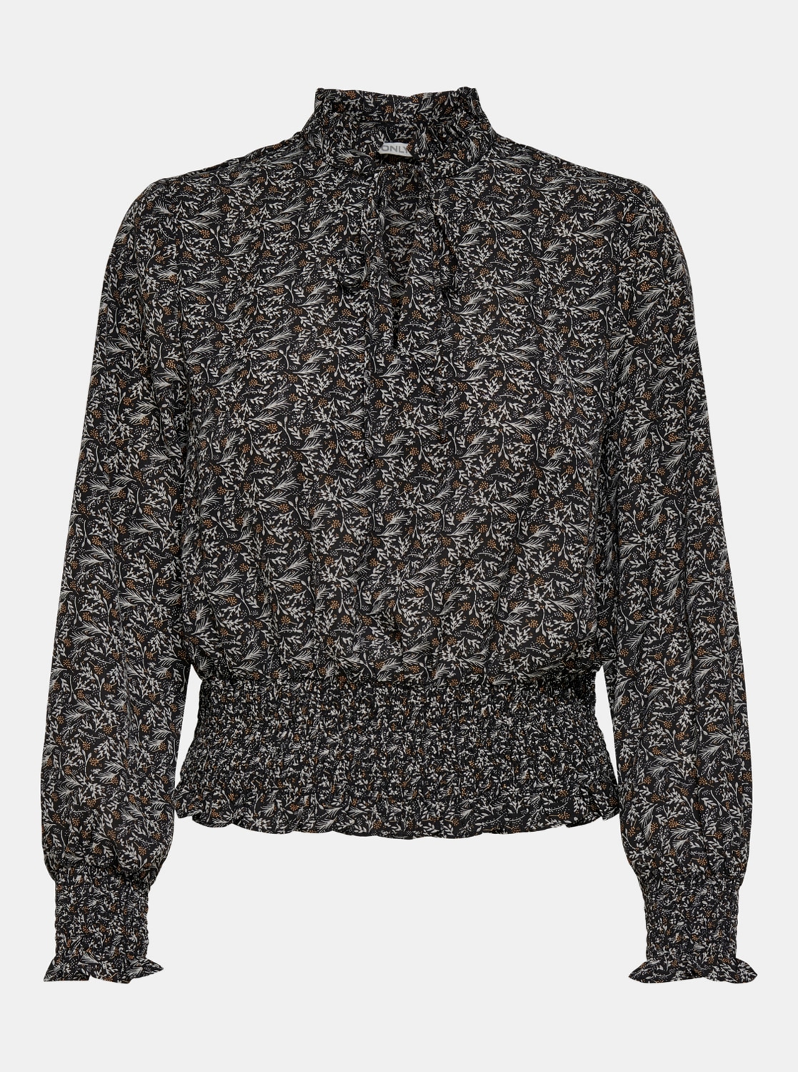 Černá vzorovaná halenka ONLY Assi