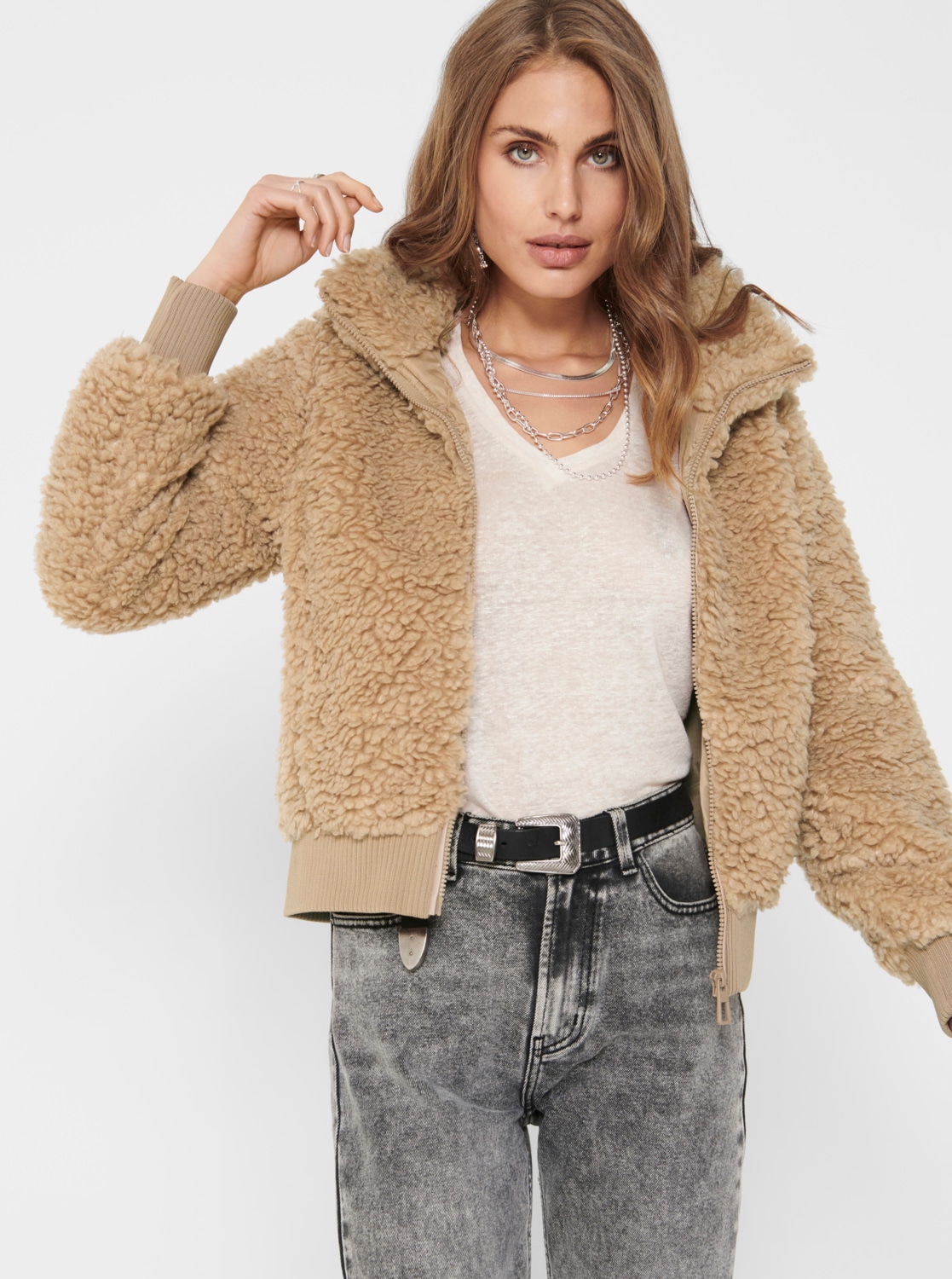 Béžový bomber ONLY Ellie