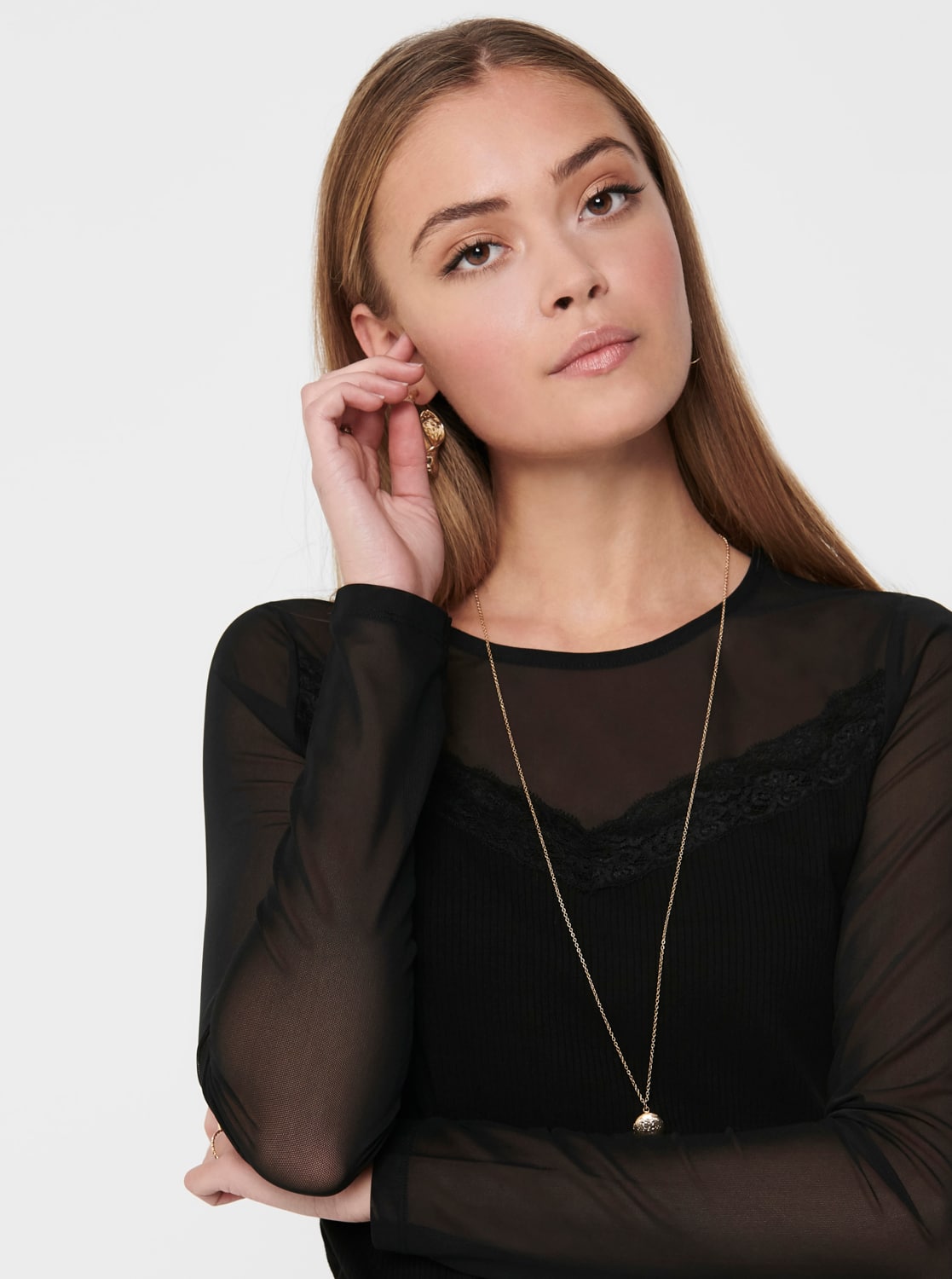 Černá halenka ONLY Quinne