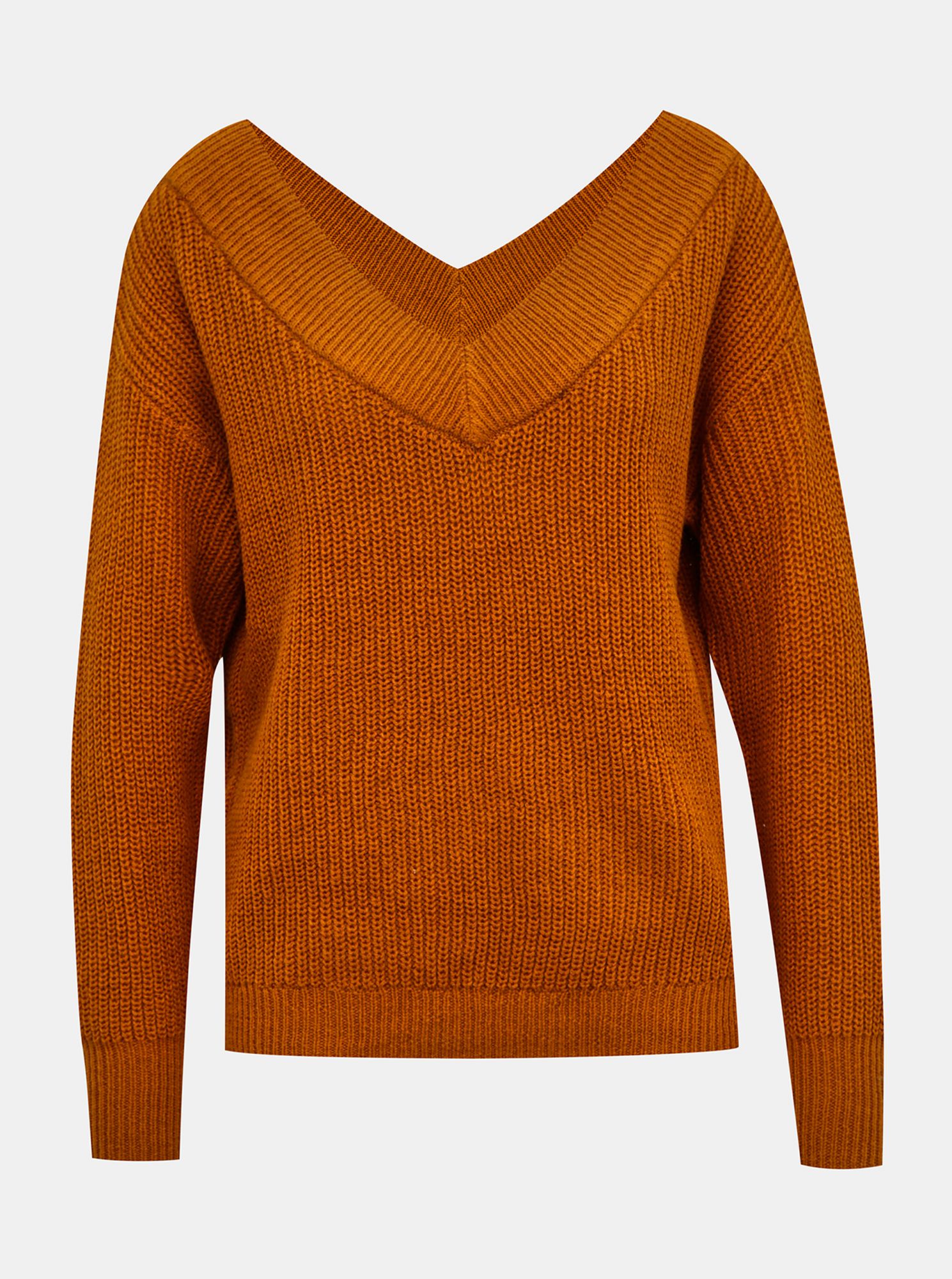 Only hnědé dámský svetr Melton