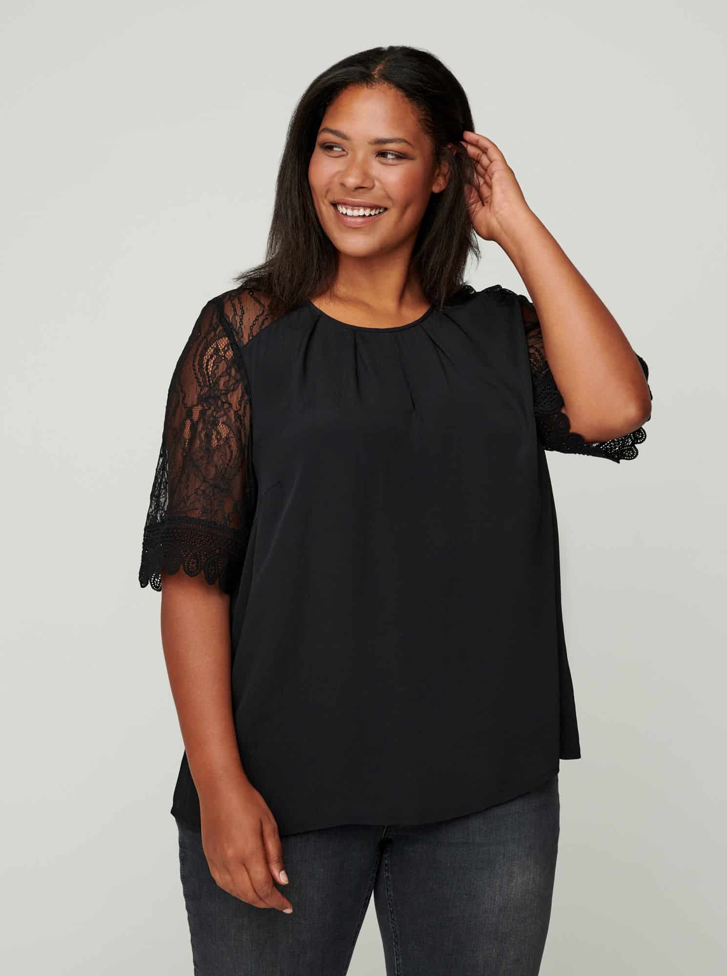 Zizzi černá halenka