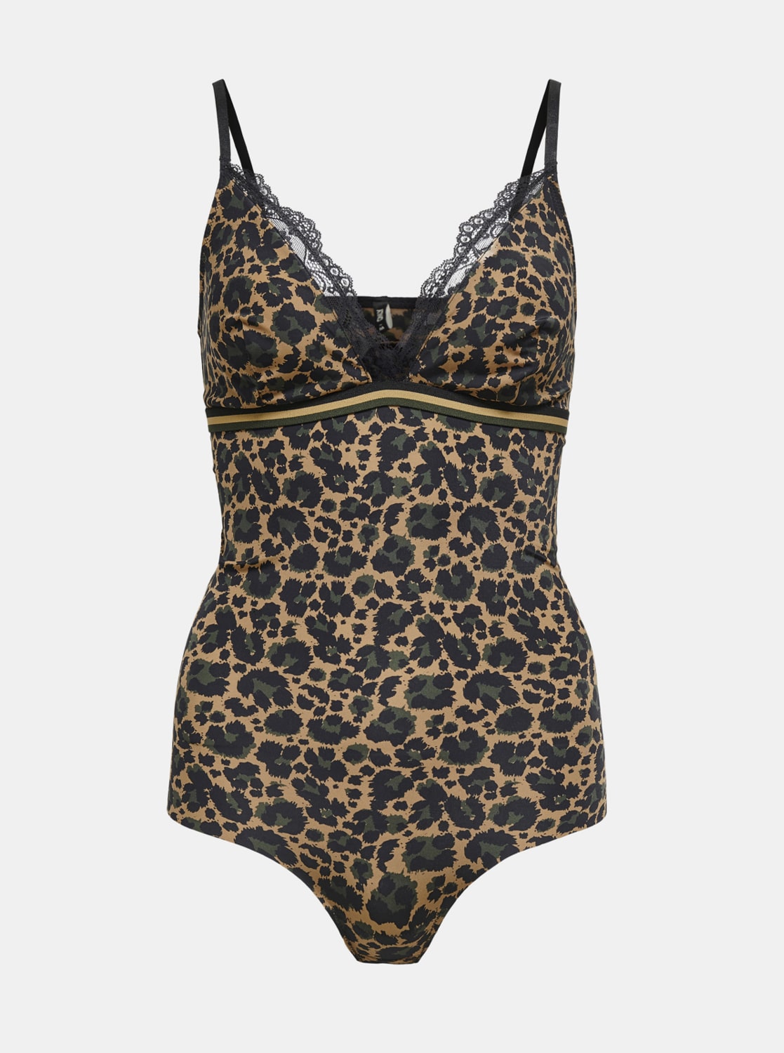 Hnědo-černé vzorované body ONLY