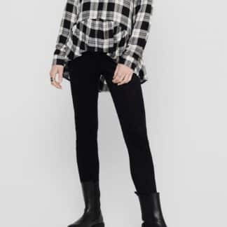 Černé legíny v semišové úpravě Jacqueline de Yong