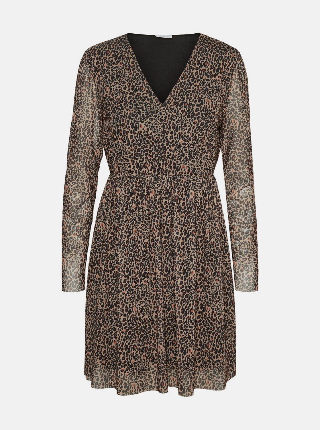 Béžové šaty s leopardím vzorem Noisy May Lesly