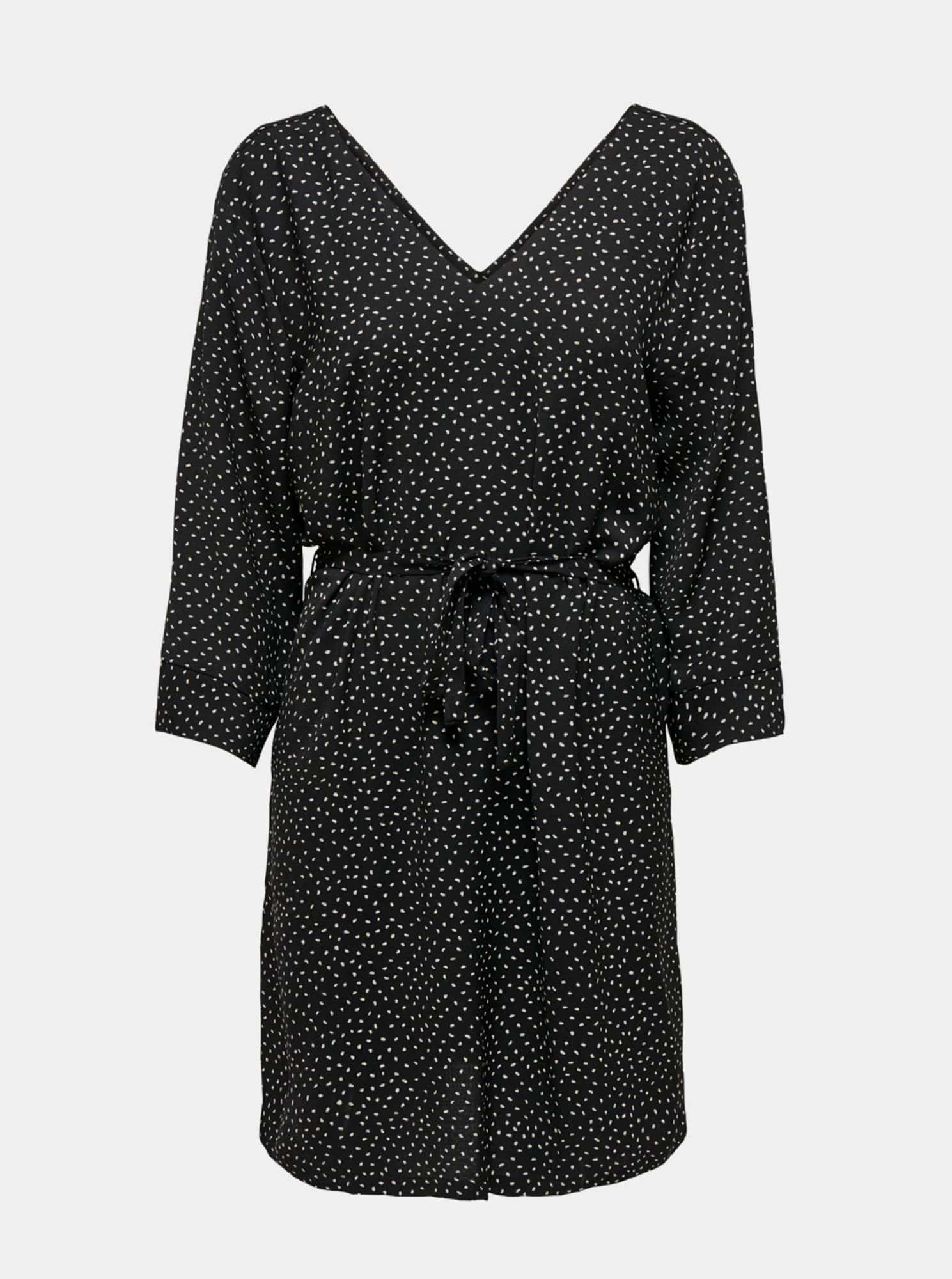 Černé vzorované šaty Jacqueline de Yong