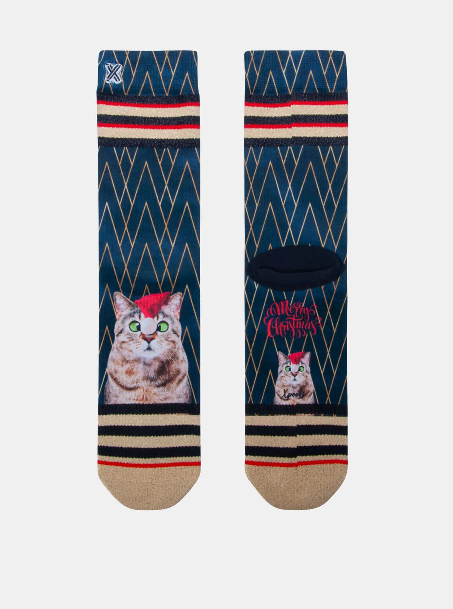 Modré dámské ponožky XPOOOS