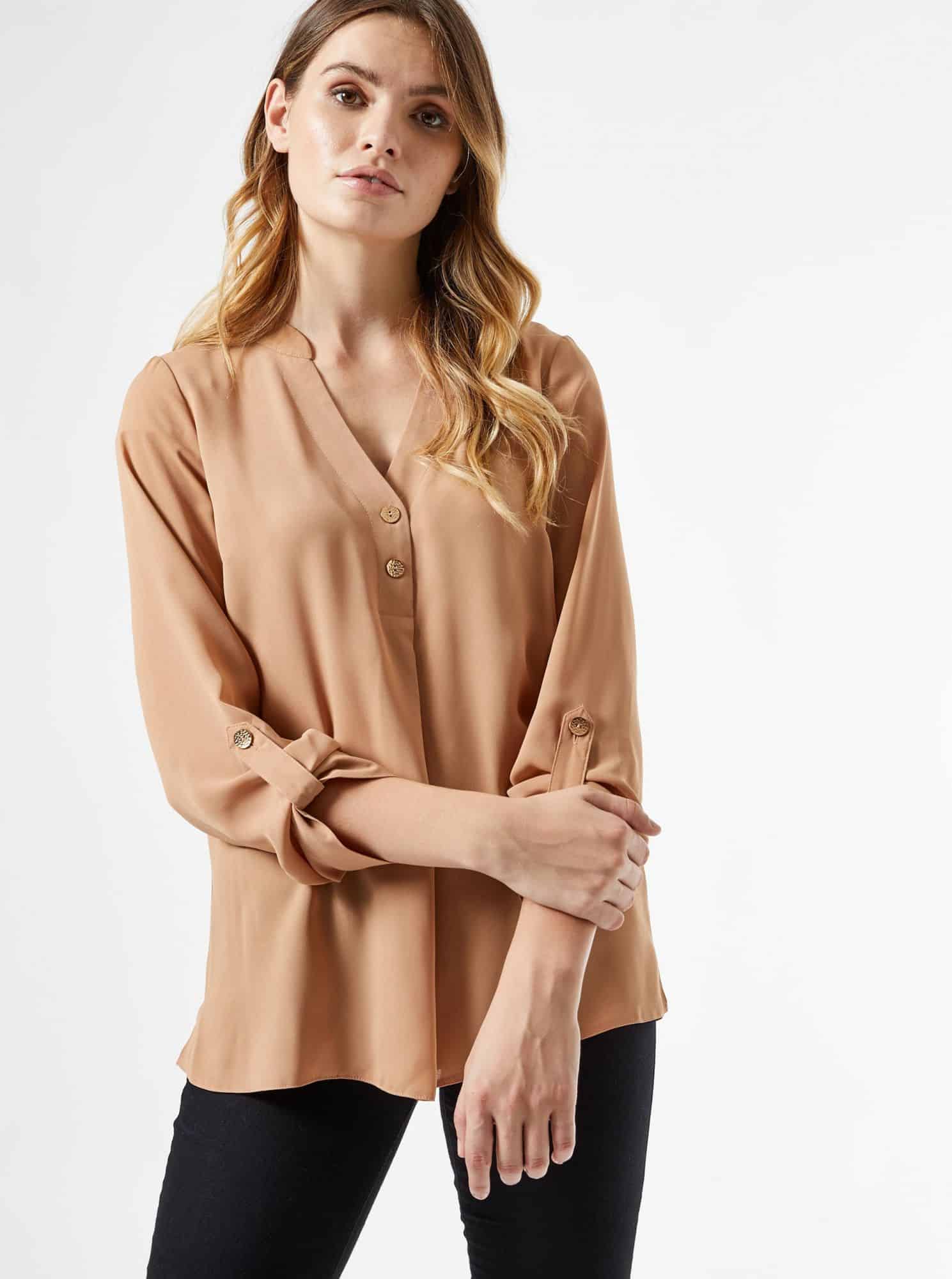 Béžová halenka Dorothy Perkins