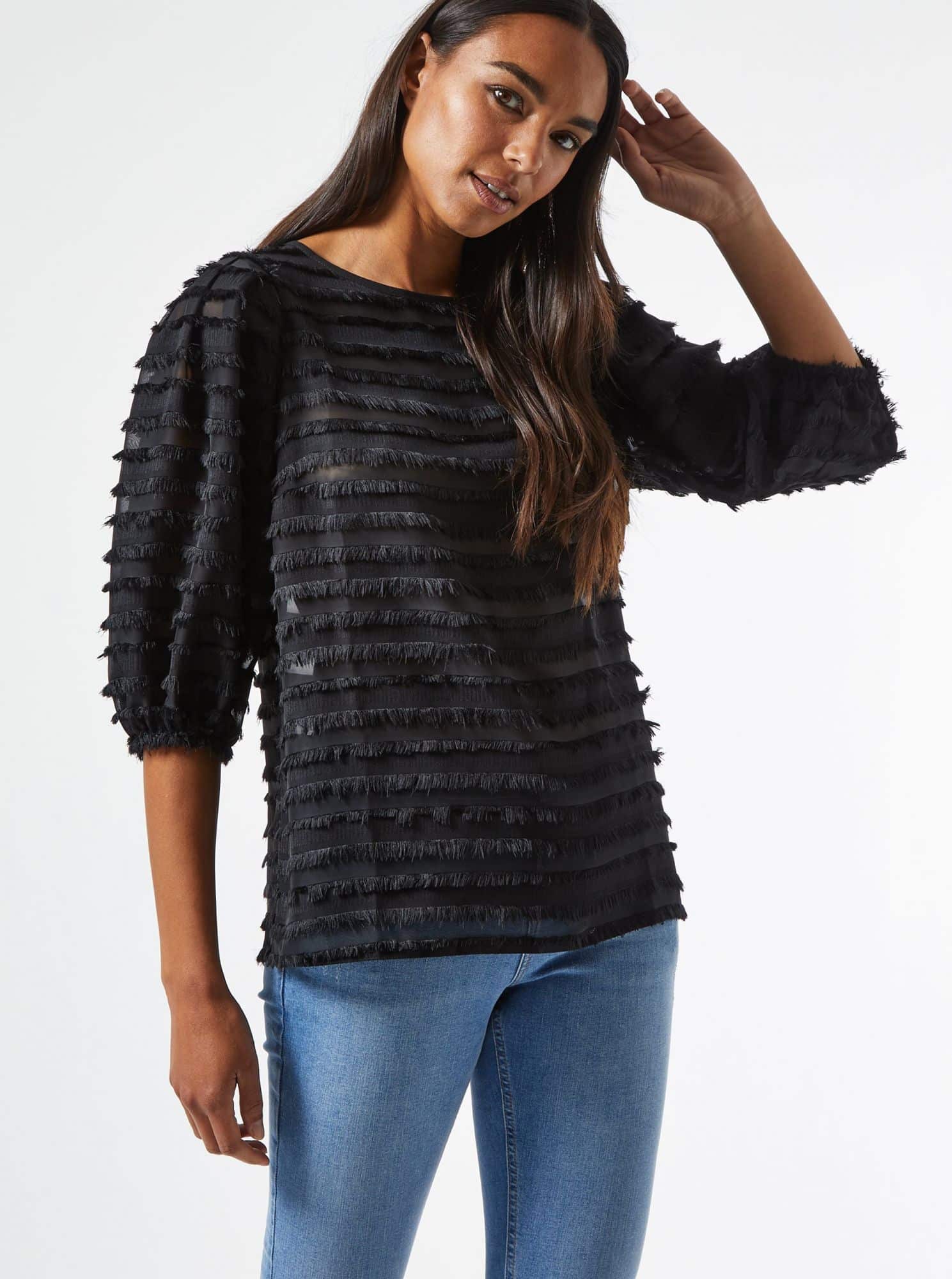 Černá halenka Dorothy Perkins