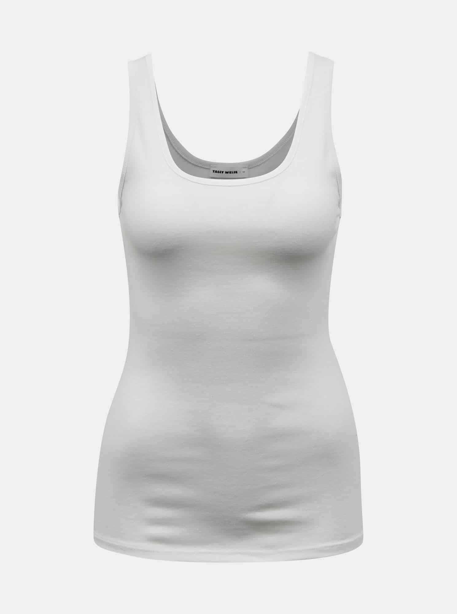 Bílé basic tílko TALLY WEiJL